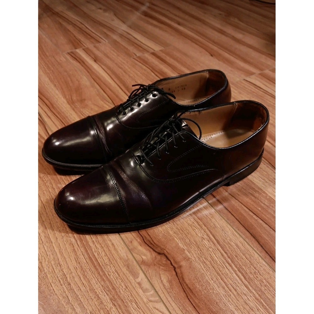 Vintage Cole Haan City Brown Leather Oxford Dress Shoes Men's Size 12 D 02698 E5